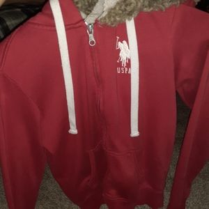 Women's polo hoodie